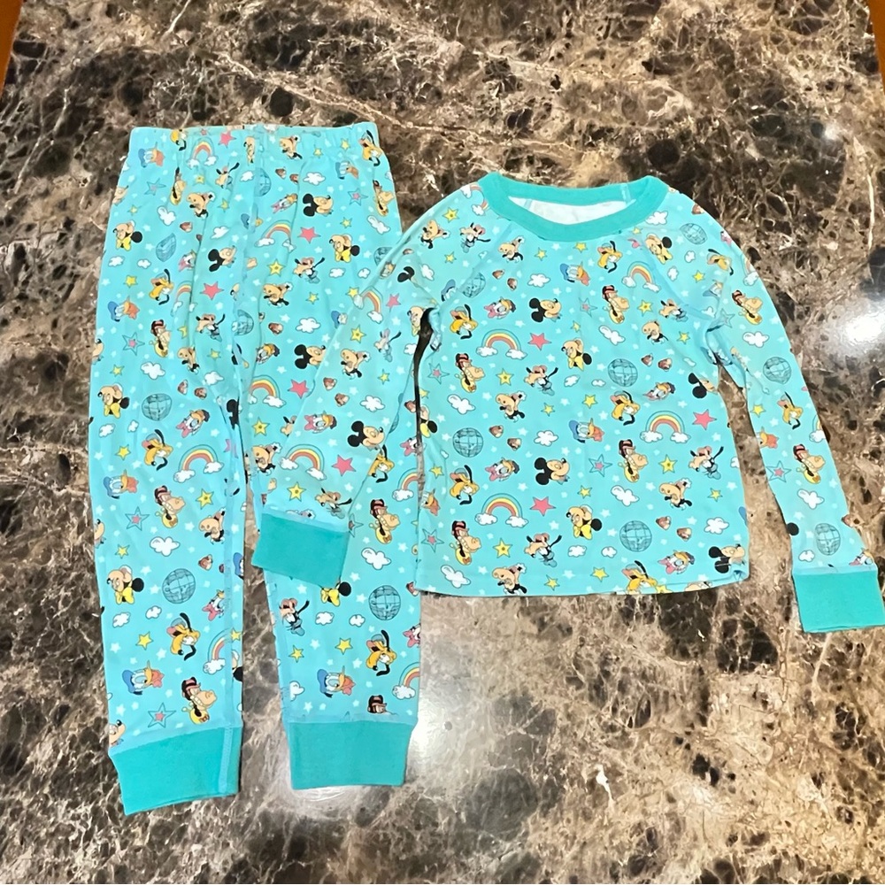 Disney Turquoise Character Pajama Set